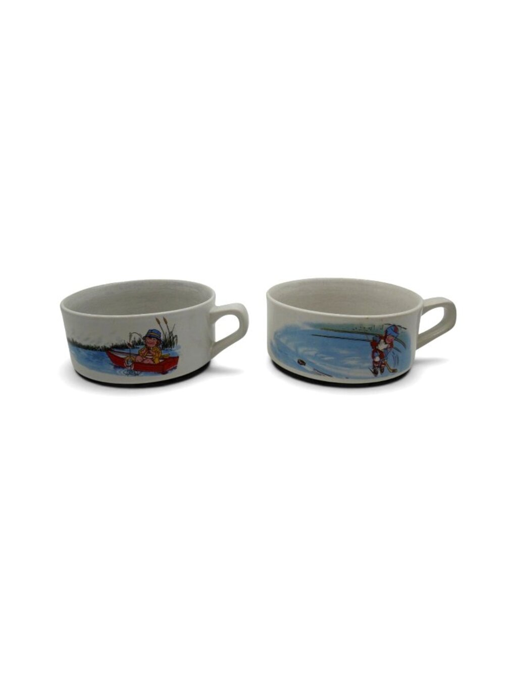 Campbell's Sports Soup Bowls Mugs Kids China Vintage